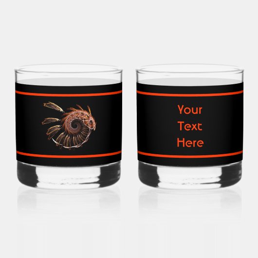 フラクタルファイアバード ウイスキーグラス (正面)