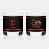 フラクタルファイアバード ウイスキーグラス (裏面)