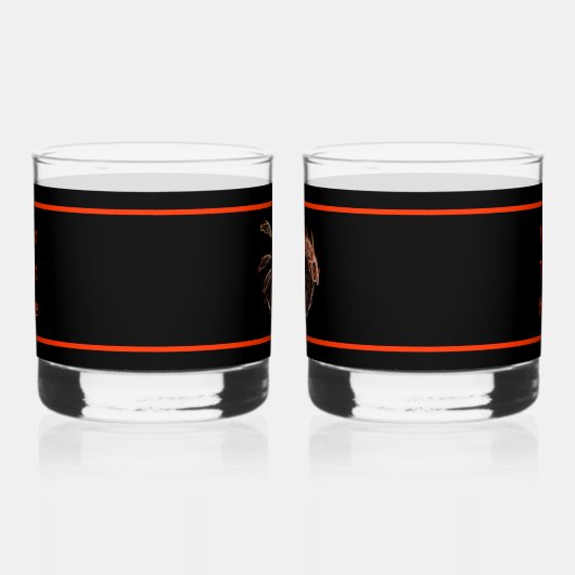 フラクタルファイアバード ウイスキーグラス (右)