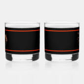 フラクタルファイアバード ウイスキーグラス (左)