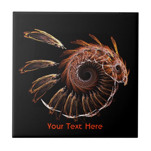 フラクタルファイアバード タイル (正面)