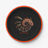 フラクタルファイアバード ペーパープレート (正面)