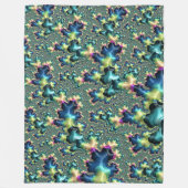 フラクタルファンキー性 フリースブランケット (正面)