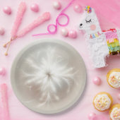 フラクタルファンシースノーフレーク ペーパープレート (パーティー)