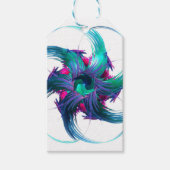 フラクタルファンタジー旋回ギフトラベル ギフトタグ (正面)