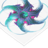 フラクタルファンタジー旋回テーブルランナー ショートテーブルランナー (コーナー)