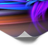 フラクタルフェザーデザイン ポスター (角)