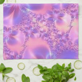 フラクタルフラワーキッチンタオル キッチンタオル (折り畳み)