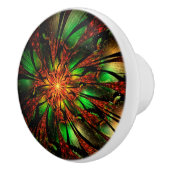 フラクタルフラワーセラミックノブ セラミックノブ (右)