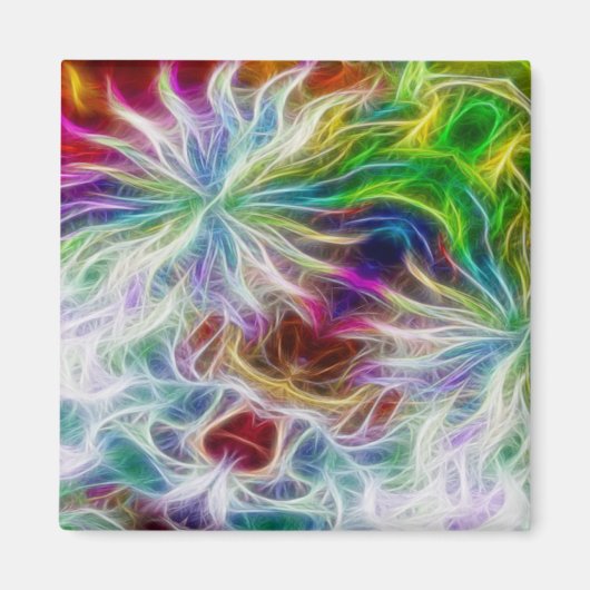 フラクタルフラワーマグネット マグネット (正面)