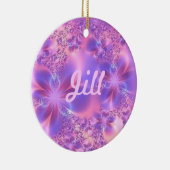フラクタルフラワー名オーナメント セラミックオーナメント (右)