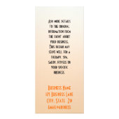 フラクタルフラワー&リーフ縁どビジネスカスタム ラックカード (裏面)