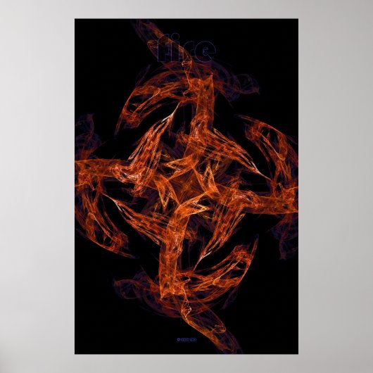 フラクタルフレーム:火災 ポスター (正面)