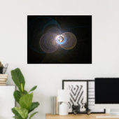 フラクタルフレーム： 3 ポスター (ホームオフィス)