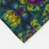 フラクタルブランケット1 フリースブランケット (角)