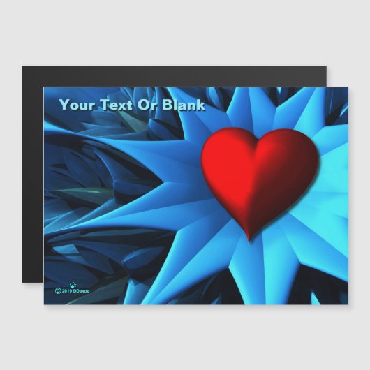 フラクタルブルーハート (正面/裏面)