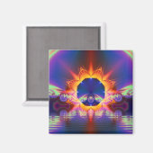 フラクタルプリント磁石 マグネット (正面/裏面)