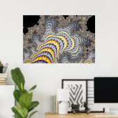 フラクタルプレート – フラクタル ポスター (ホームオフィス)