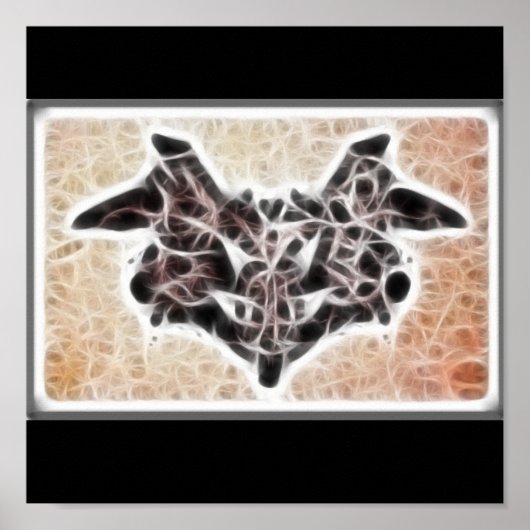 フラクタルポスターを1つ作成 ポスター (正面)