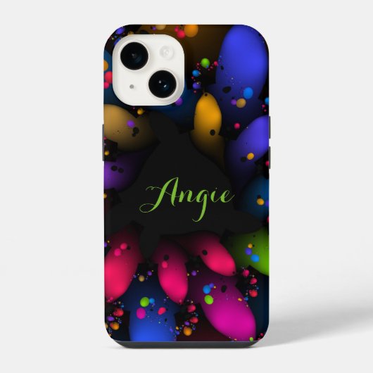 フラクタルポレンマーク iPhoneケース (裏面)