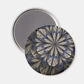 フラクタルマグネット：冬 マグネット (正面/裏面)