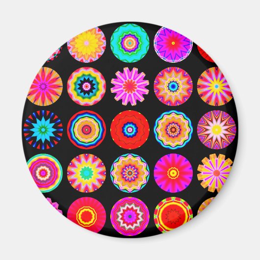 フラクタルマンダラ マグネット (正面)