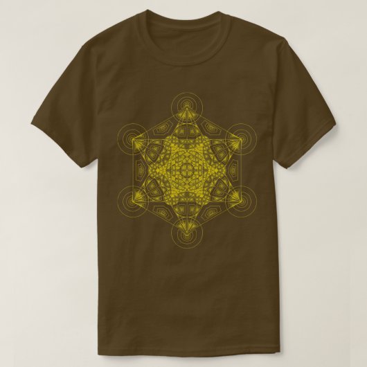 フラクタルメタトロン(オレンジ) Tシャツ (デザイン正面)