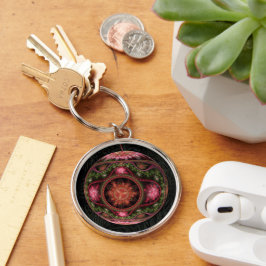 フラクタルメリーアートオーナメント キーホルダー