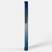 フラクタルモダンルブルー手書き名 SAMSUNG GALAXYケース (右側面)