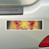 フラクタルライオン バンパーステッカー (車上)