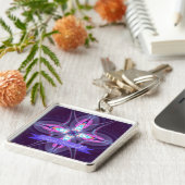 フラクタルラブスター名前をカスタムするキーチェーン キーホルダー (側面)