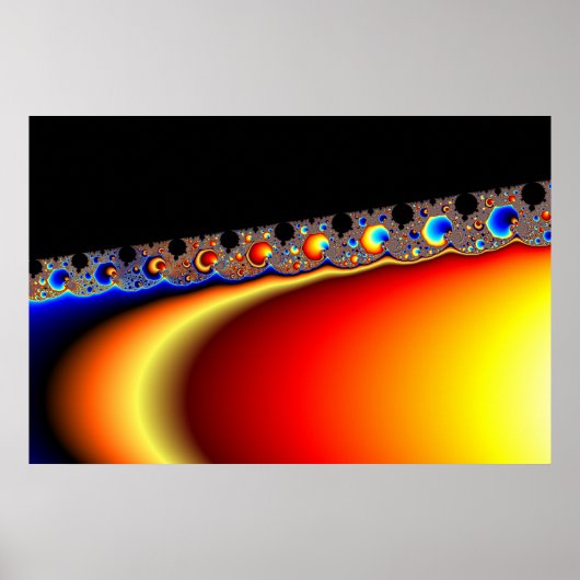 フラクタルリングや輪 – フラクタル ポスター (正面)