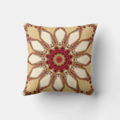 フラクタルレースデイジーフラワービッグクッション枕 クッション (裏面)