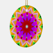 フラクタル万華鏡のように千変万化するパターン04 セラミックオーナメント (右)