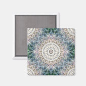 フラクタル万華鏡のように千変万化するパターン マグネット (正面/裏面)