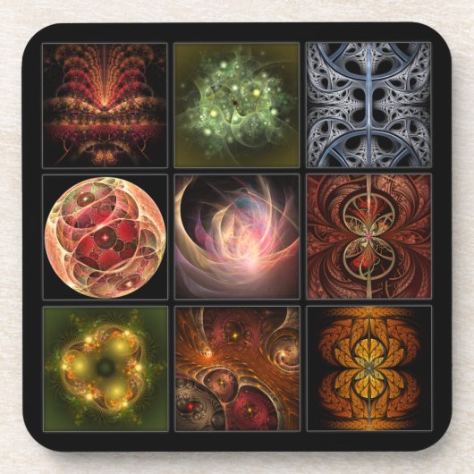 フラクタル世界 コースター (正面)