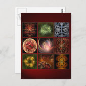 フラクタル世界 ポストカード (正面/裏面)