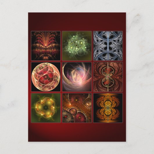 フラクタル世界 ポストカード (正面)