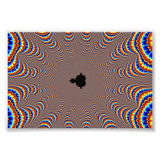 フラクタル中央 – フラクタル芸術 フォトプリント            (正面)