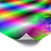 フラクタル光学錯覚2ポスター ポスター (角)