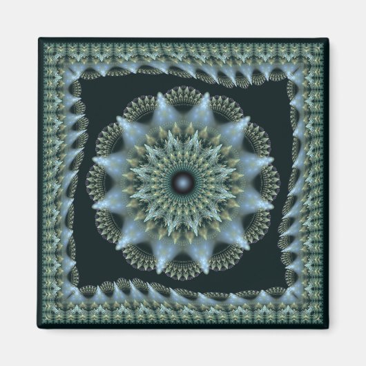 フラクタル光輝星装飾 マグネット (正面)