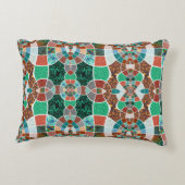 フラクタル効果が少ない画像の繰り返し アクセントクッション (裏面)