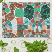 フラクタル効果が少ない画像の繰り返し キッチンタオル (折り畳み)