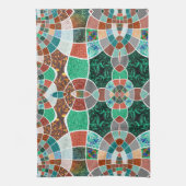 フラクタル効果が少ない画像の繰り返し キッチンタオル (縦)