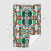 フラクタル効果が少ない画像の繰り返し ゴルフタオル (インサイチュ)