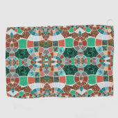 フラクタル効果が少ない画像の繰り返し ゴルフタオル (横)