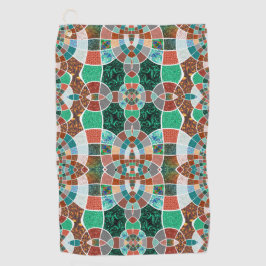 フラクタル効果が少ない画像の繰り返し ゴルフタオル