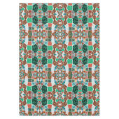 フラクタル効果が少ない画像の繰り返し テーブルクロス (正面)