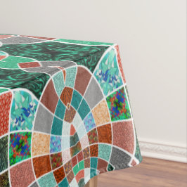 フラクタル効果が少ない画像の繰り返し テーブルクロス