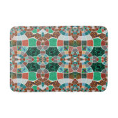 フラクタル効果が少ない画像の繰り返し バスマット (正面)